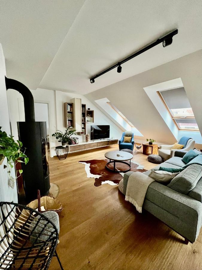 Bl - The Penthouse, 24Hr Self Check-In, 2 Bedrooms, Fireplace, Ac, Panoramic View From Main Balcony, 3-Minute Walk To City Center Banska Bystrica Exterior photo